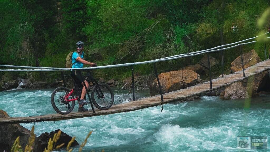 Велотур на Кайракский водопад на горном электровелосипеде